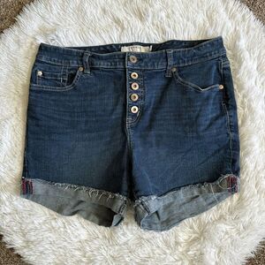 Torrid Jean Shorts Button Fly Womens Size 14